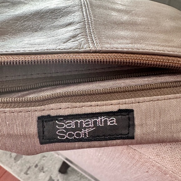 Samantha Scott Leather Clutch - Picture 2 of 8